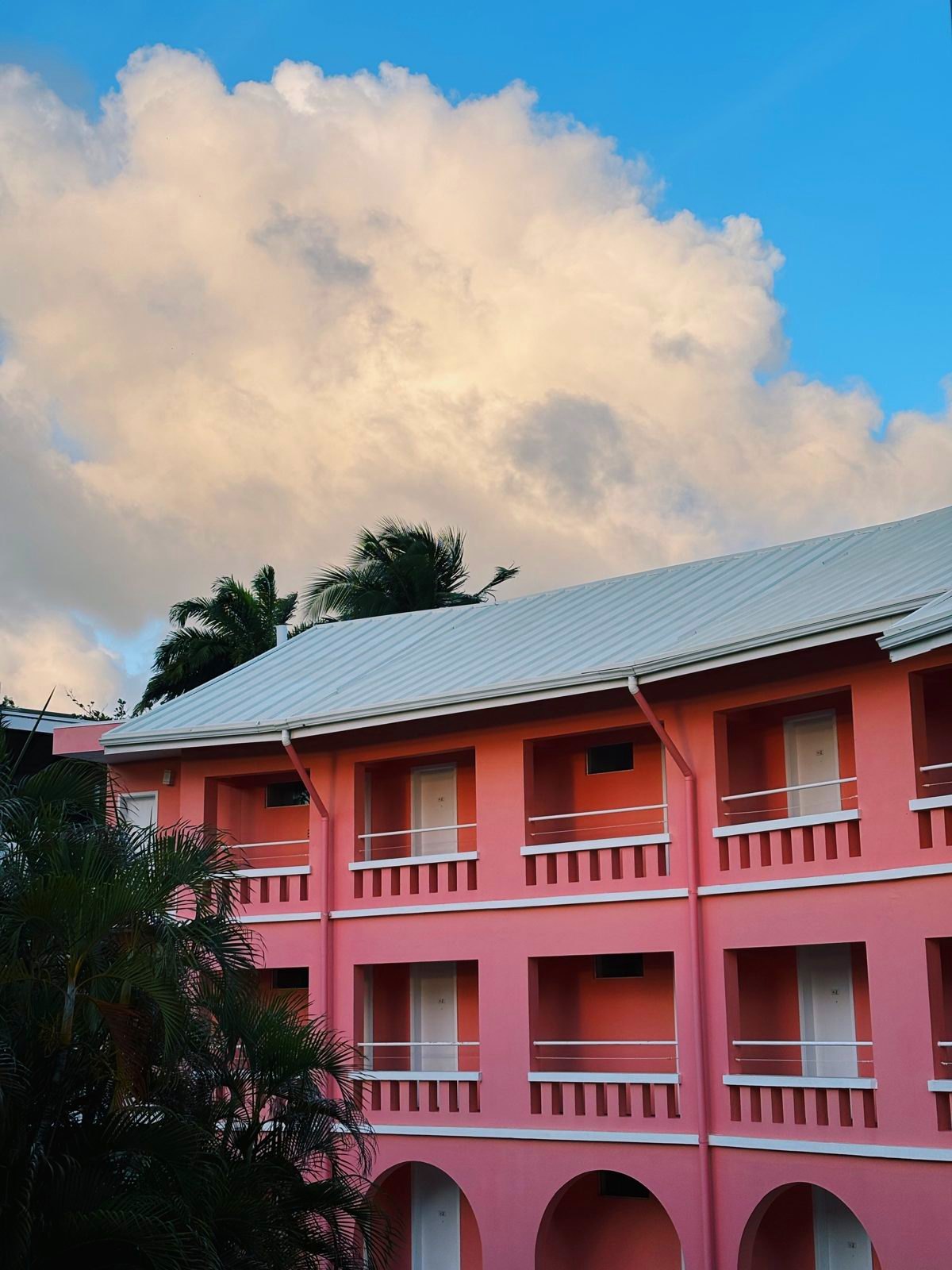The restored heritage building of the Blue Haven Hotel